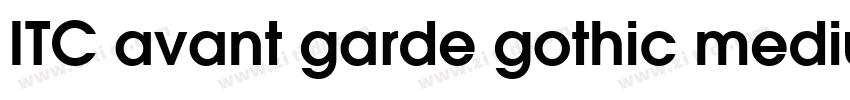 ITC avant garde gothic medium字体转换